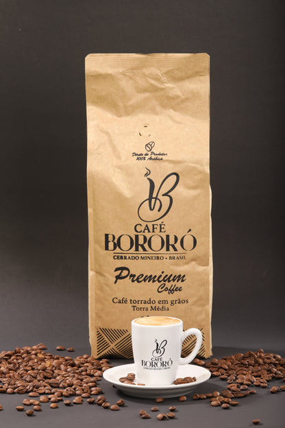 Café Em Grãos Torrado Premium 100% Arábica 1kg