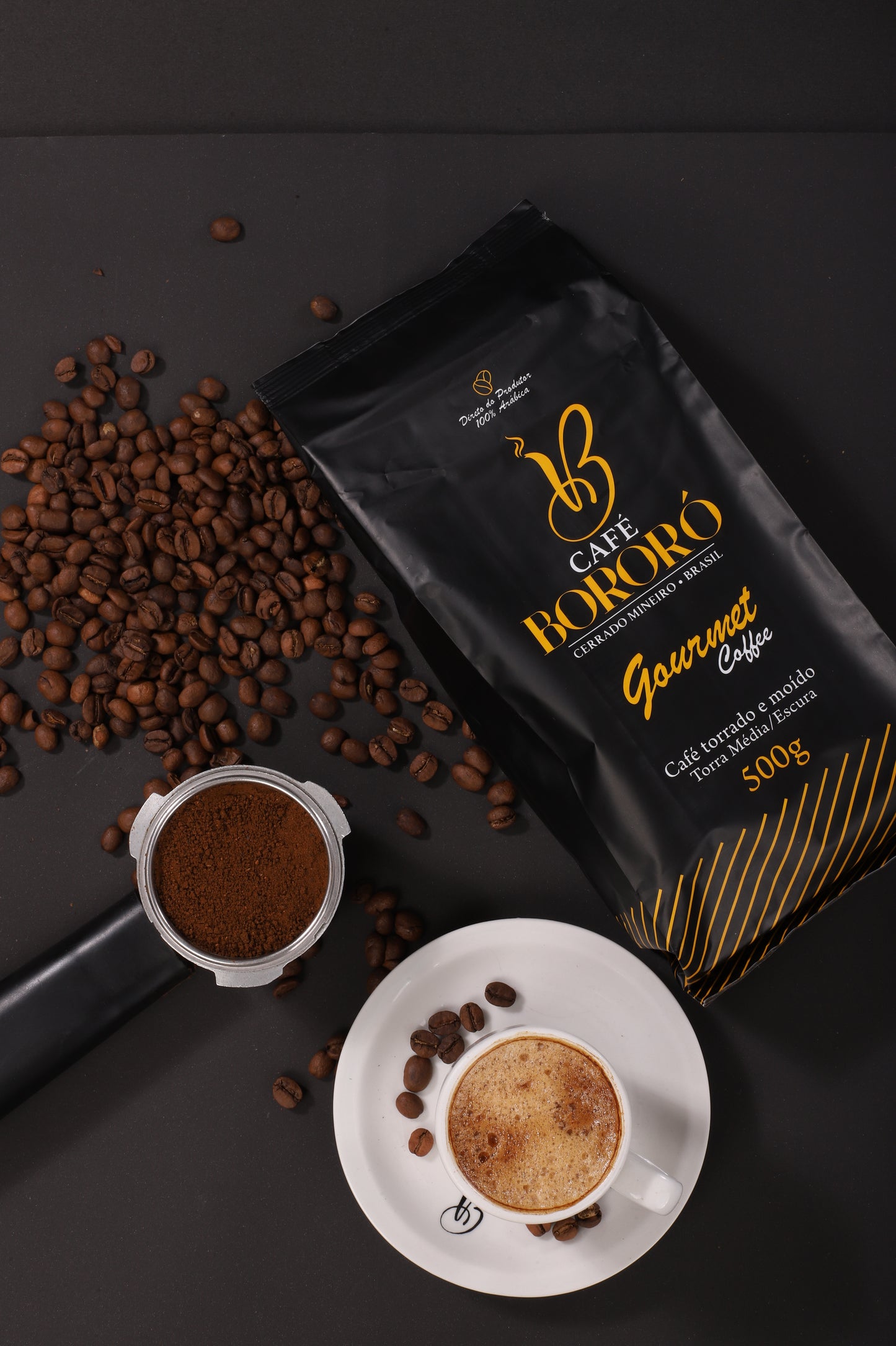 Café Torrado E Moído Gourmet 100% Arábica 500g - Café Bororó