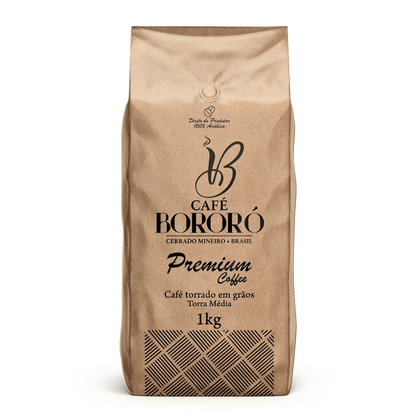 Café Em Grãos Torrado Premium 100% Arábica 1kg