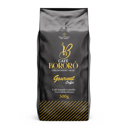 Café Torrado E Moído Gourmet 100% Arábica 500g - Café Bororó