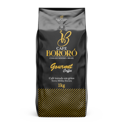 Café Em Grãos Torrado Arábica Gourmet 1kg Café Bororó